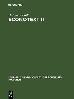 cover image of Econotext II